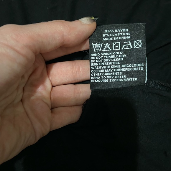 Killstar New Age Lace Back Tank Tshirt Dress Asymmetrical Tunic - Picture 7 of 7